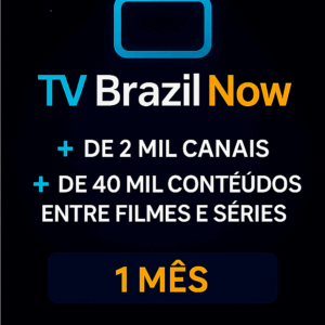 1 Licença tvBrazilNow - Mensal
